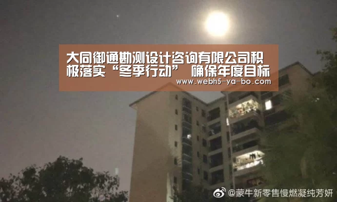 大同御通勘测设计咨询有限公司积极落实“冬季行动” 确保年度目标圆满完成_亚博(图1) 亚博体育